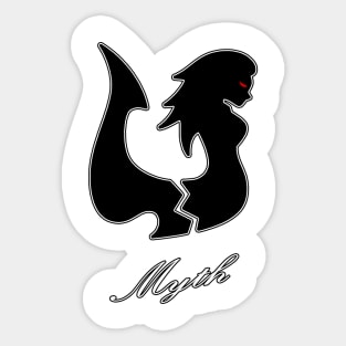 Dark mermaid Sticker